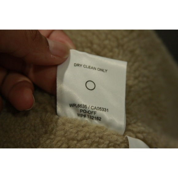 VTG Woolrich Wool Herringbone Check Brown Men's Vest Sherpa Lined Sz XL Grandpa - Picture 10 of 16